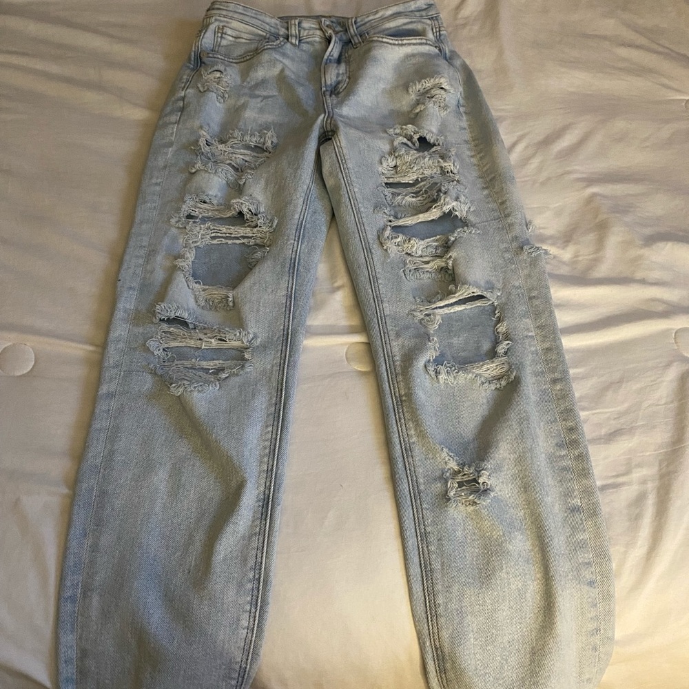 American Eagle Stretch Curvy Mom Jeans